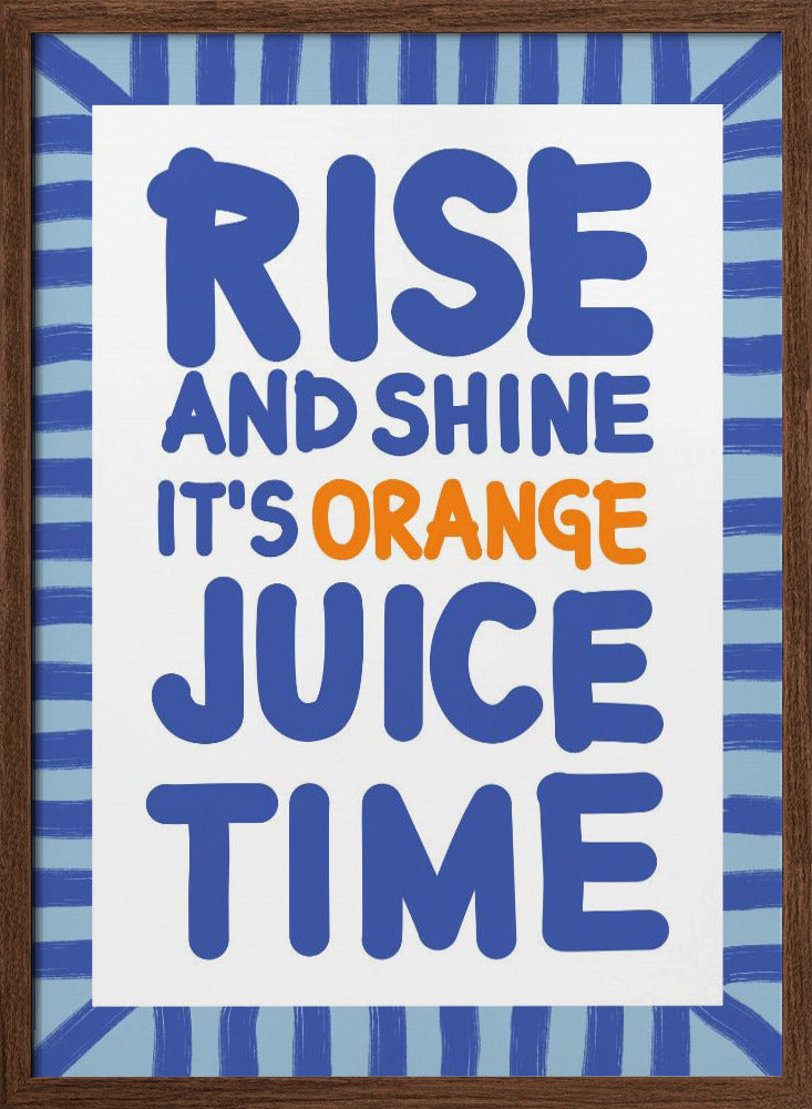 Morning Citrus Joy - Stretched Canvas, Poster or Fine Art Print I Heart Wall Art
