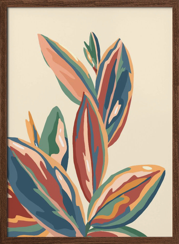 Mediterranean Botanical - Stretched Canvas, Poster or Fine Art Print I Heart Wall Art