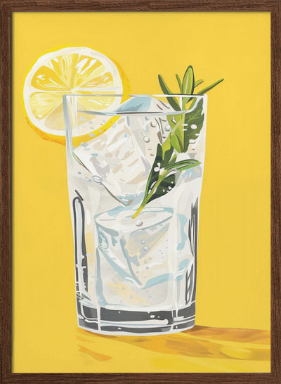 Gin and Tonic - Jolly and Dash - Stretched Canvas, Poster or Fine Art Print I Heart Wall Art