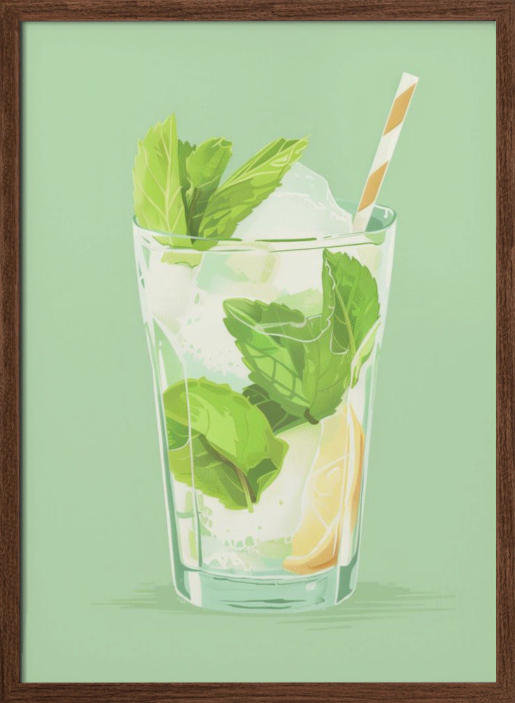 Mojito - Jolly and Dash - Stretched Canvas, Poster or Fine Art Print I Heart Wall Art