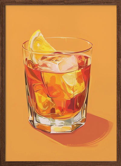 Negroni - Jolly and Dash - Stretched Canvas, Poster or Fine Art Print I Heart Wall Art