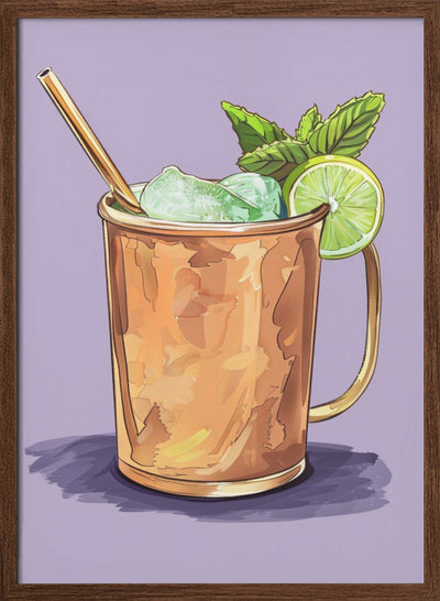 Moscow Mule - Jolly and Dash - Stretched Canvas, Poster or Fine Art Print I Heart Wall Art