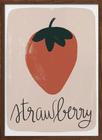 Strawberry - Stretched Canvas, Poster or Fine Art Print I Heart Wall Art