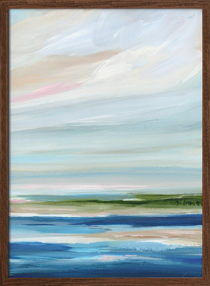 Distant Shore II - Stretched Canvas, Poster or Fine Art Print I Heart Wall Art