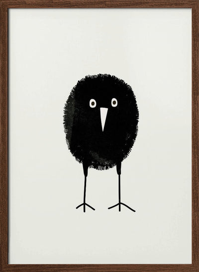 Little Blackbird - Stretched Canvas, Poster or Fine Art Print I Heart Wall Art