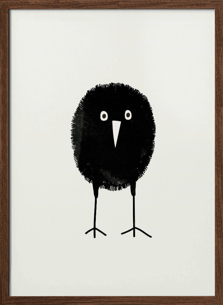 Little Blackbird - Stretched Canvas, Poster or Fine Art Print I Heart Wall Art