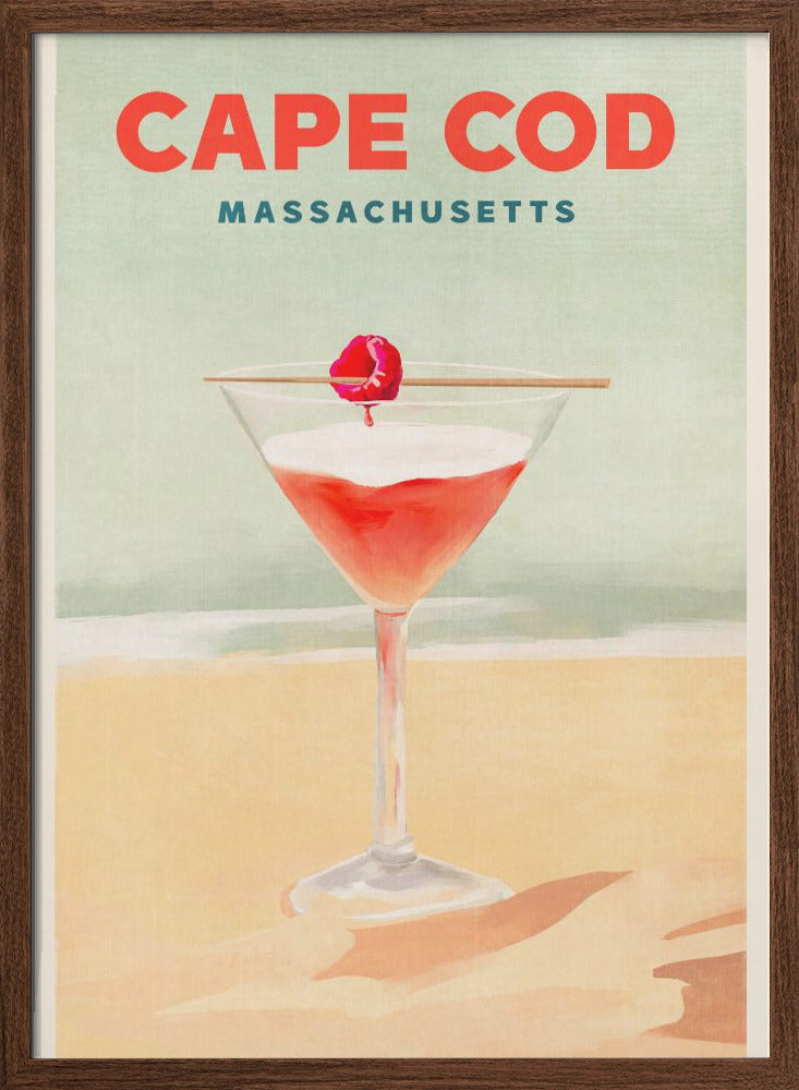 Cape Cod Cocktail Tall Poster - Stretched Canvas, Poster or Fine Art Print I Heart Wall Art