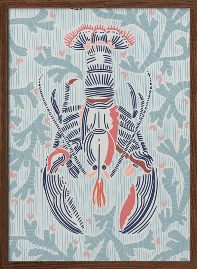 Crustacean Core mint - Stretched Canvas, Poster or Fine Art Print I Heart Wall Art