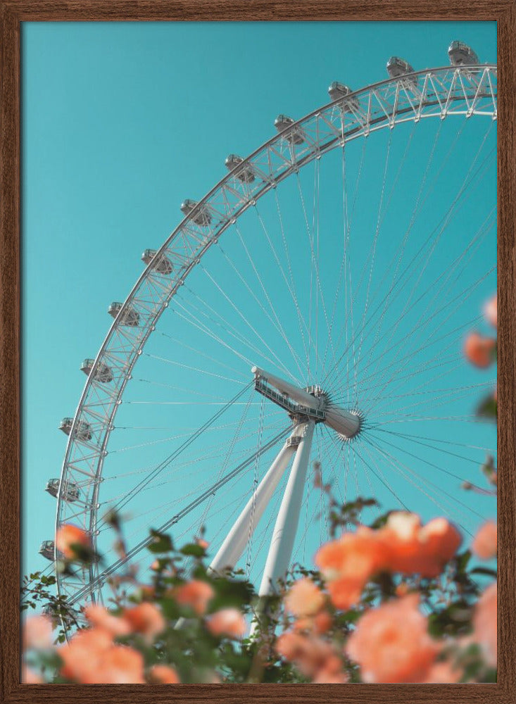 Magical London Eye - Stretched Canvas, Poster or Fine Art Print I Heart Wall Art