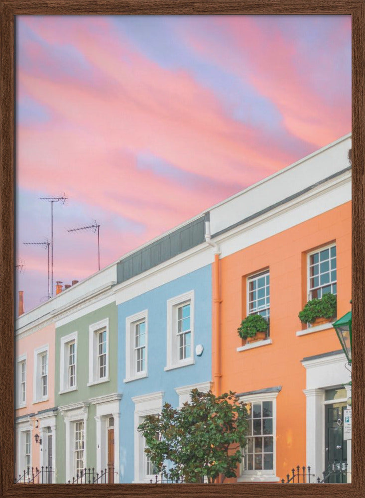 Notting Hill Gate - Stretched Canvas, Poster or Fine Art Print I Heart Wall Art