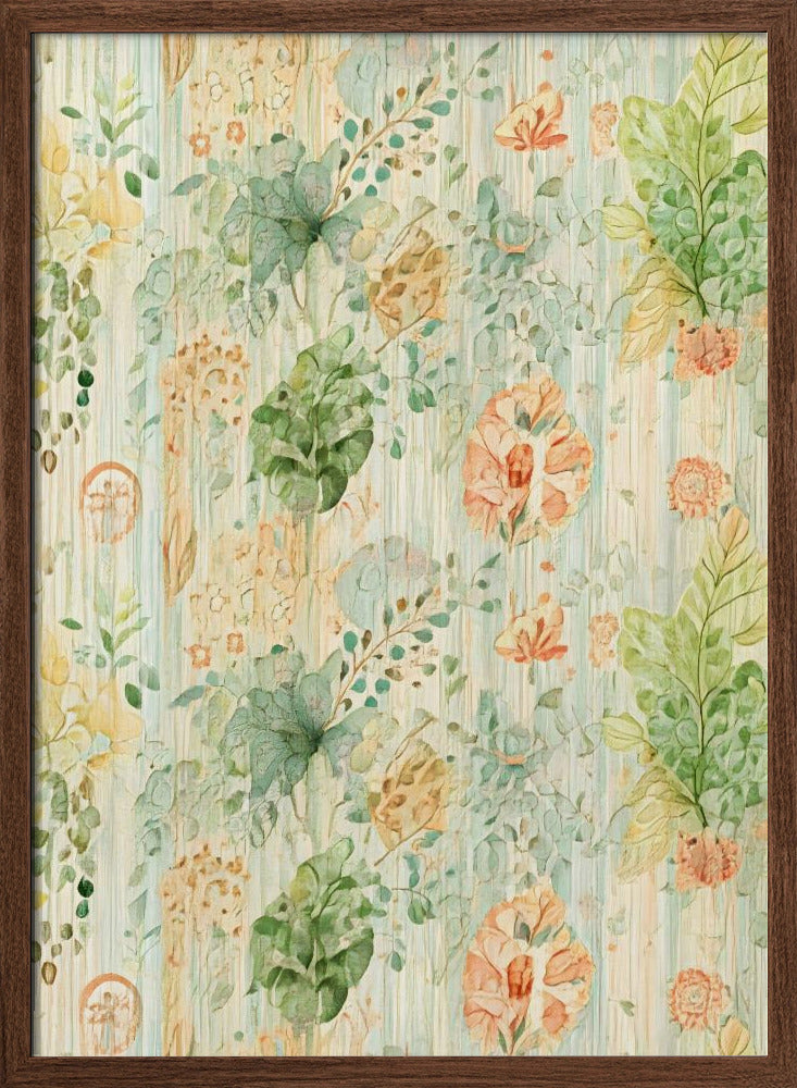 Soft Botanical Dream - Stretched Canvas, Poster or Fine Art Print I Heart Wall Art