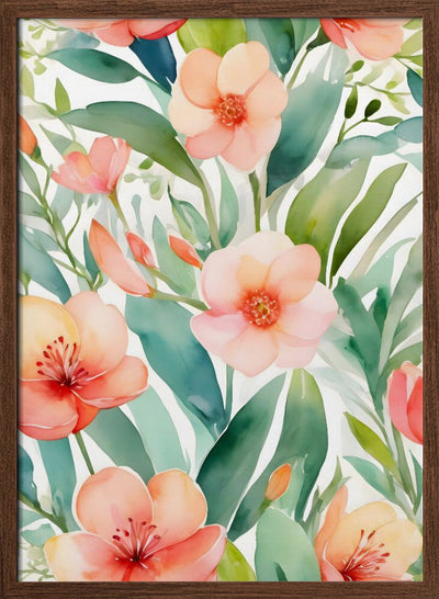 Fresh Spring Botanicals - Stretched Canvas, Poster or Fine Art Print I Heart Wall Art