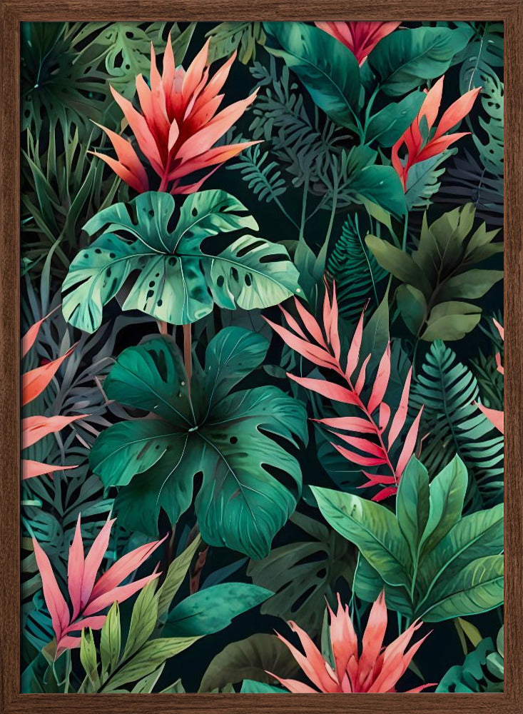 Rainforest Fantasy - Stretched Canvas, Poster or Fine Art Print I Heart Wall Art