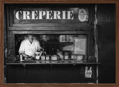 Creperie Montmartre - Stretched Canvas, Poster or Fine Art Print I Heart Wall Art