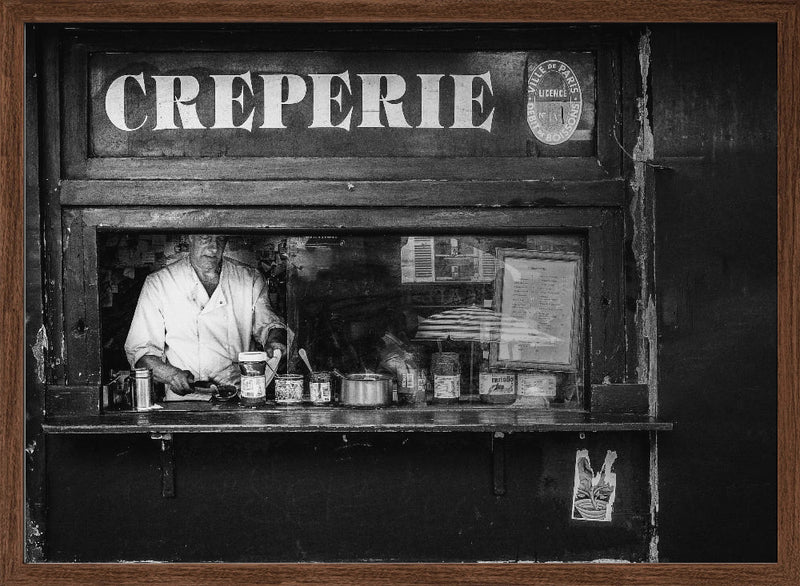 Creperie Montmartre - Stretched Canvas, Poster or Fine Art Print I Heart Wall Art