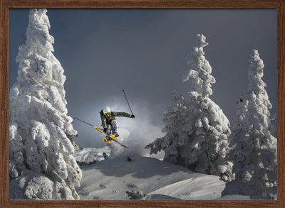 Ski is life - Stretched Canvas, Poster or Fine Art Print I Heart Wall Art