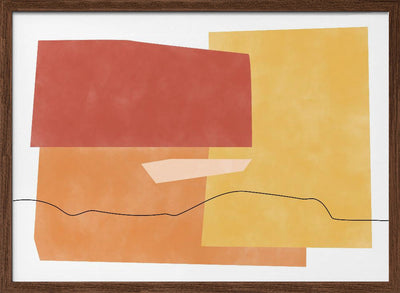 Abstract Horizons - Stretched Canvas, Poster or Fine Art Print I Heart Wall Art
