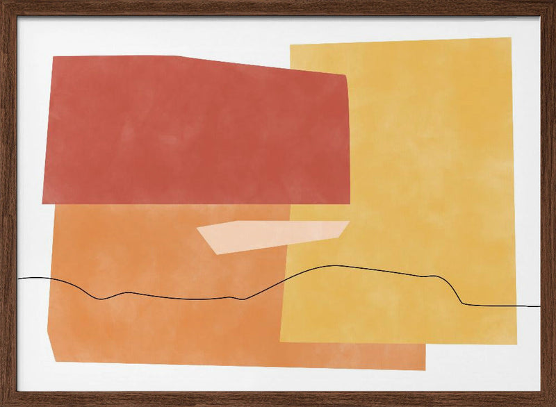 Abstract Horizons - Stretched Canvas, Poster or Fine Art Print I Heart Wall Art