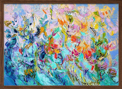 Dance Of Garden Faeries - Stretched Canvas, Poster or Fine Art Print I Heart Wall Art