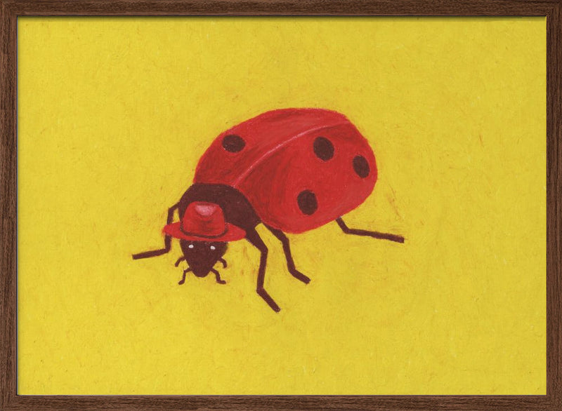 Ladybird - Stretched Canvas, Poster or Fine Art Print I Heart Wall Art