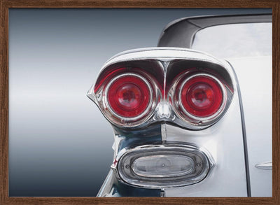 American classic car Bonneville 1958 Convertible - Stretched Canvas, Poster or Fine Art Print I Heart Wall Art