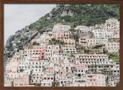 Positano at the Amalfi Coast - Stretched Canvas, Poster or Fine Art Print I Heart Wall Art