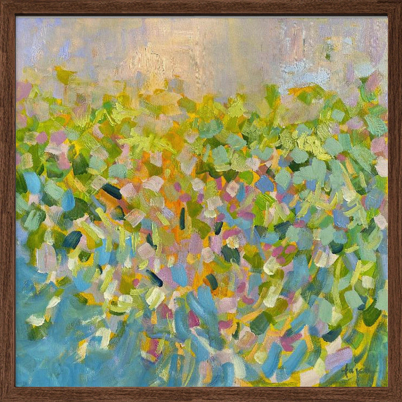 Colorful Reflections - Square Stretched Canvas, Poster or Fine Art Print I Heart Wall Art