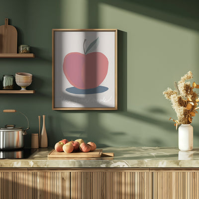 This is an Apple - Stretched Canvas, Poster or Fine Art Print I Heart Wall Art