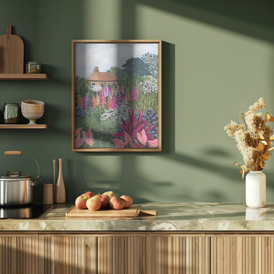 Lush Garden - Stretched Canvas, Poster or Fine Art Print I Heart Wall Art