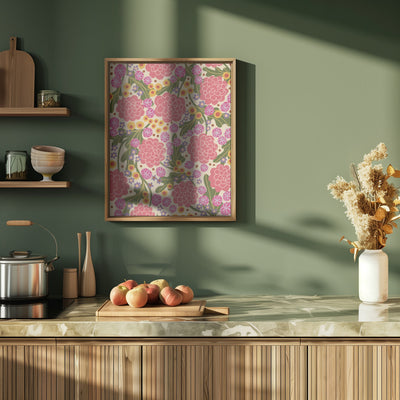 Asters - Stretched Canvas, Poster or Fine Art Print I Heart Wall Art