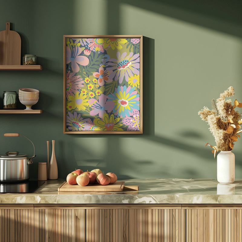 Enchanted blossoms - Stretched Canvas, Poster or Fine Art Print I Heart Wall Art