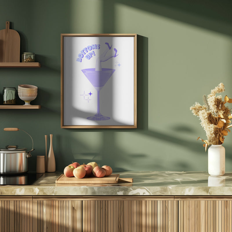 Ouiisomething 03.png - Stretched Canvas, Poster or Fine Art Print I Heart Wall Art