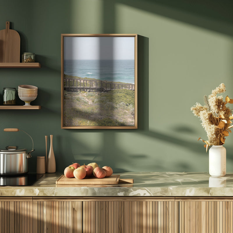 Coastal Walk - Stretched Canvas, Poster or Fine Art Print I Heart Wall Art