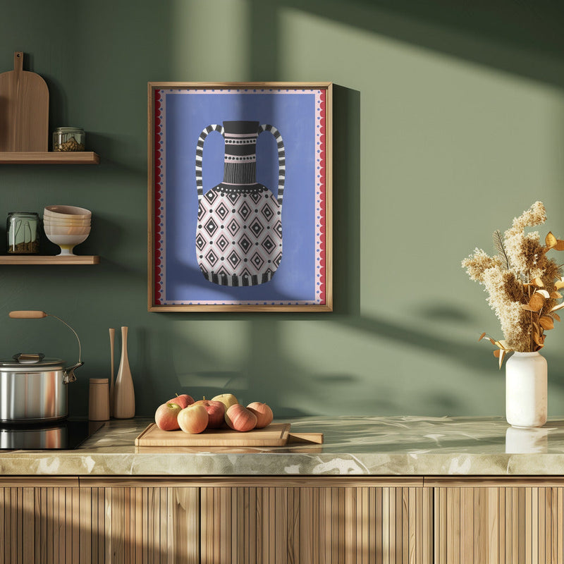 Geometric Patterns and Bold Colors - Stretched Canvas, Poster or Fine Art Print I Heart Wall Art