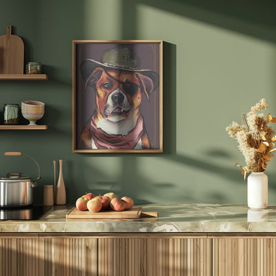 Dog - Stretched Canvas, Poster or Fine Art Print I Heart Wall Art