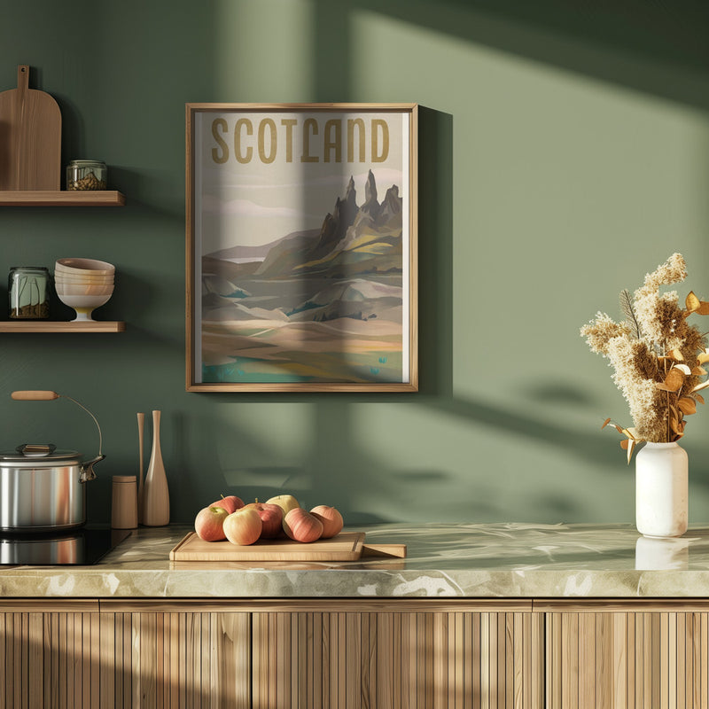 Isle of Skye Poster - Stretched Canvas, Poster or Fine Art Print I Heart Wall Art