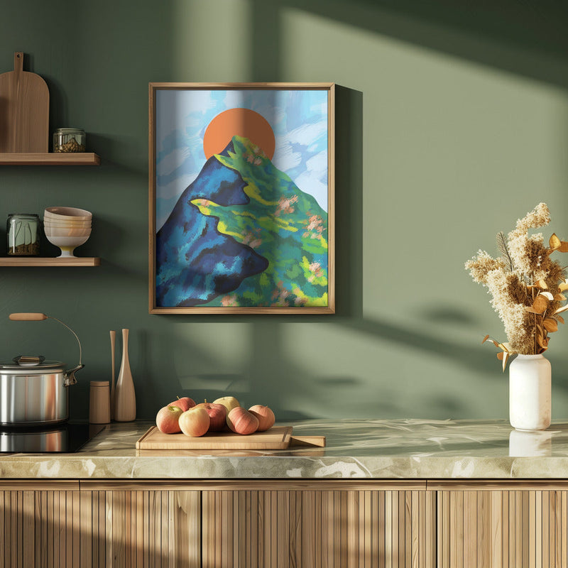Bright Horizon - Stretched Canvas, Poster or Fine Art Print I Heart Wall Art