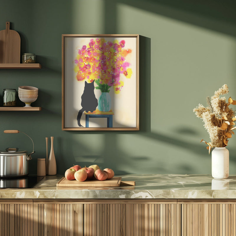 Cozy Corner Charm - Stretched Canvas, Poster or Fine Art Print I Heart Wall Art