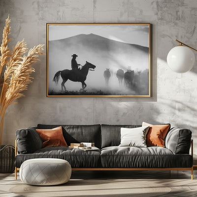 His Territory! - Stretched Canvas, Poster or Fine Art Print I Heart Wall Art