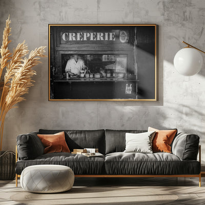 Creperie Montmartre - Stretched Canvas, Poster or Fine Art Print I Heart Wall Art