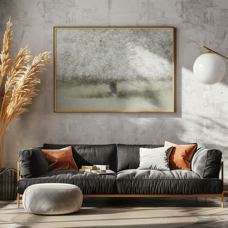 In the backyard - Stretched Canvas, Poster or Fine Art Print I Heart Wall Art