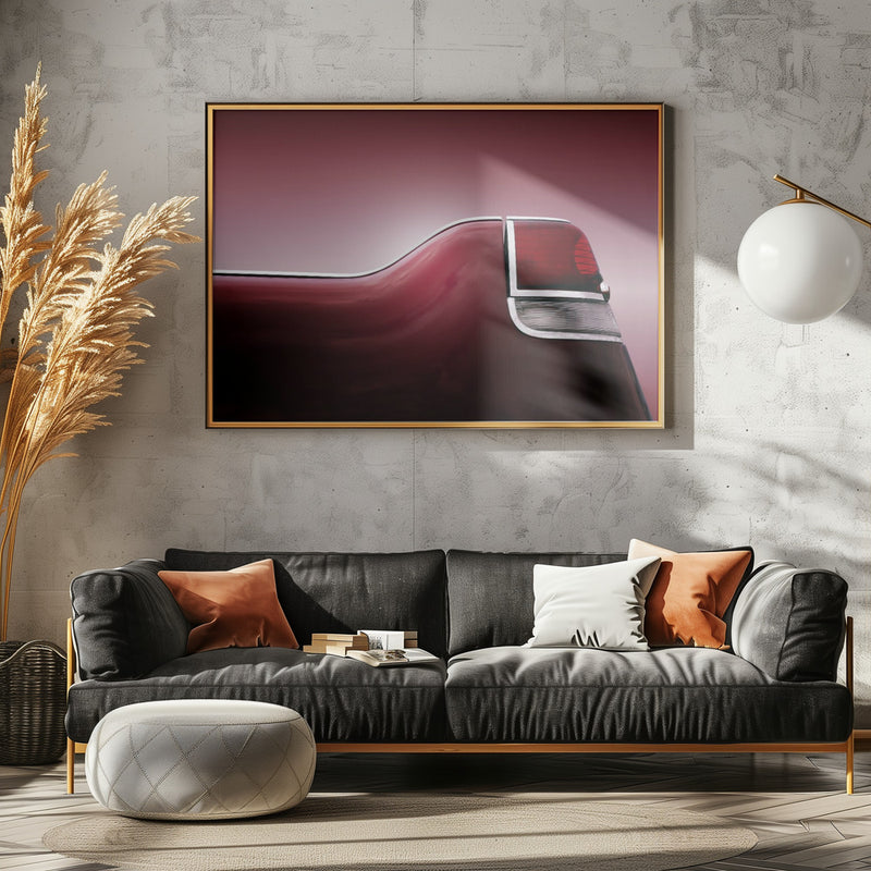 US classic car 1956 Series 62 Deville - Stretched Canvas, Poster or Fine Art Print I Heart Wall Art