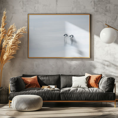 SISTER BOND UNDER THE WORST WEATHER II - Stretched Canvas, Poster or Fine Art Print I Heart Wall Art