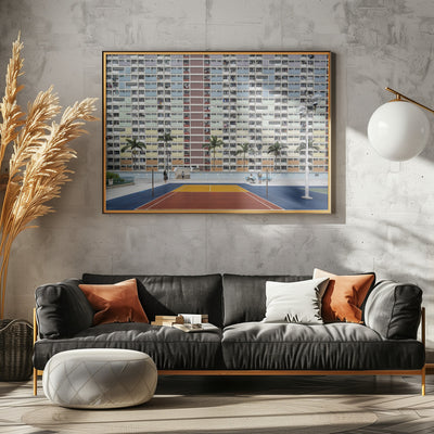 Choi Hung Estate - Stretched Canvas, Poster or Fine Art Print I Heart Wall Art