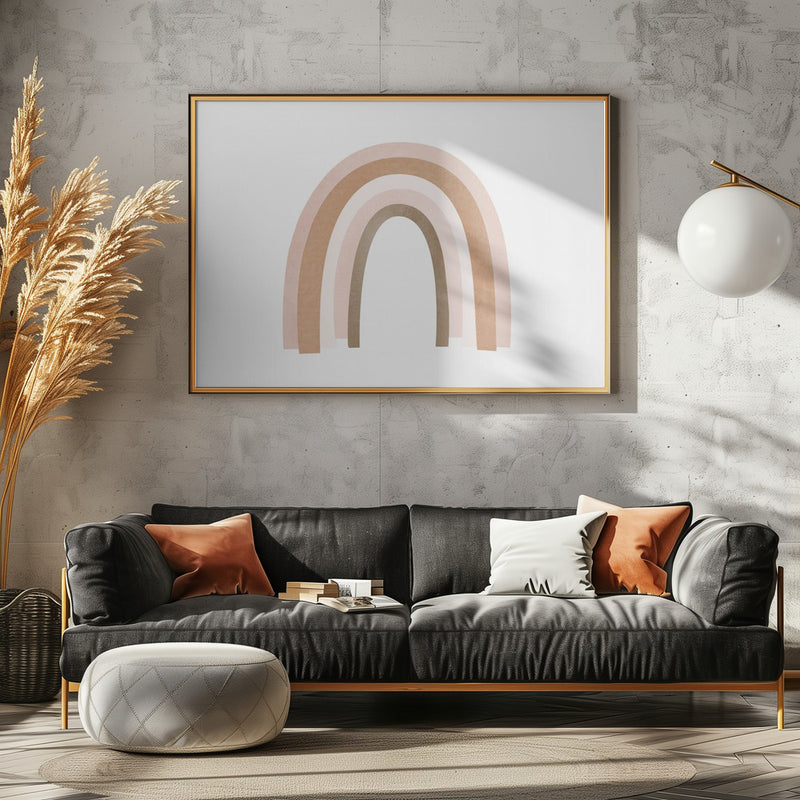 Little Rainbow - Stretched Canvas, Poster or Fine Art Print I Heart Wall Art