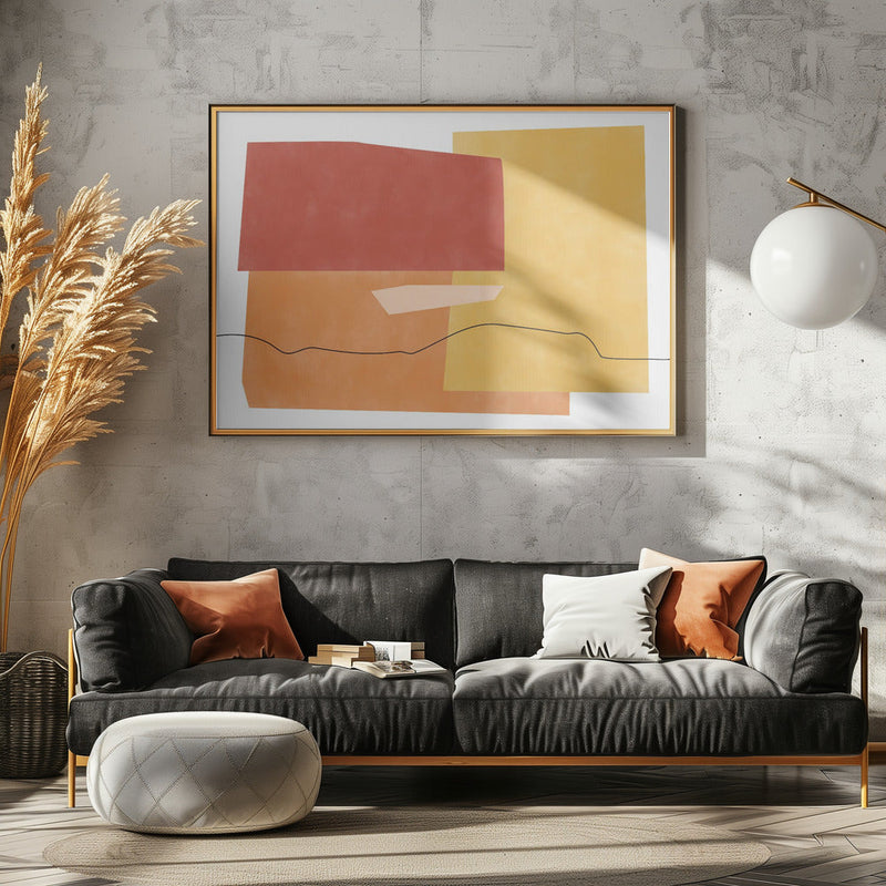 Abstract Horizons - Stretched Canvas, Poster or Fine Art Print I Heart Wall Art
