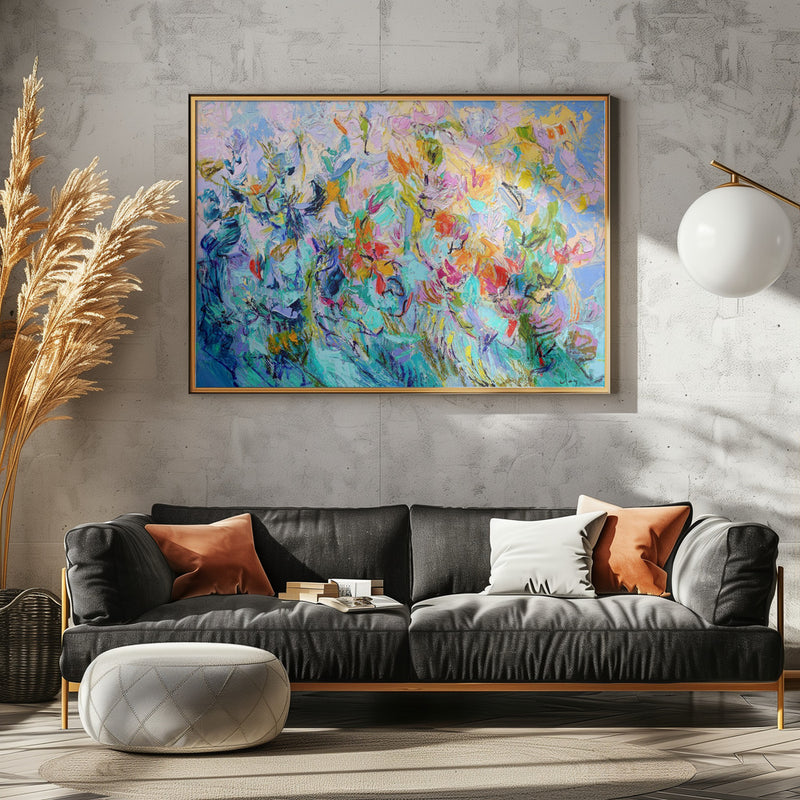 Dance Of Garden Faeries - Stretched Canvas, Poster or Fine Art Print I Heart Wall Art