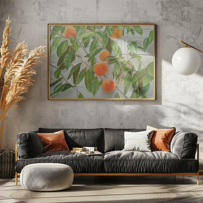 Peaches - Stretched Canvas, Poster or Fine Art Print I Heart Wall Art