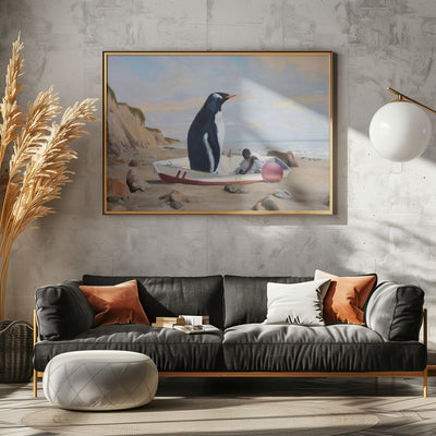 The Sea Level Is Rising - Stretched Canvas, Poster or Fine Art Print I Heart Wall Art