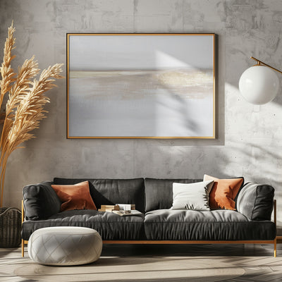 Gold Light - Stretched Canvas, Poster or Fine Art Print I Heart Wall Art